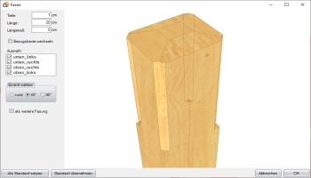 Chamfer/Smooth tool