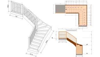 Each view by a click: floorplans, cross sections, elevation views and perspectives